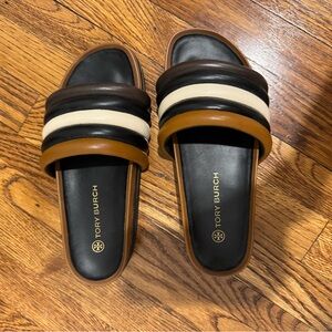 Excellent condition Tory Burch slides